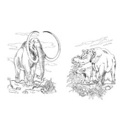 Disegno da colorare: Mammut (Animali) #19282 - Pagine da Colorare Stampabili Gratuite