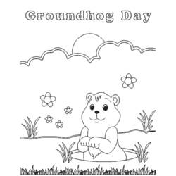 Disegno da colorare: Marmotta (Animali) #10926 - Pagine da Colorare Stampabili Gratuite
