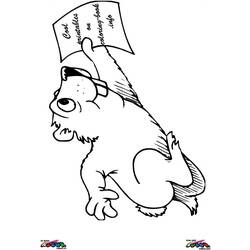 Disegno da colorare: Marmotta (Animali) #11001 - Pagine da Colorare Stampabili Gratuite