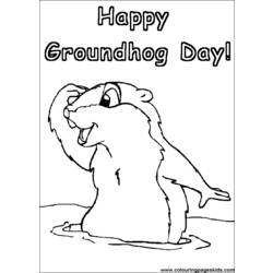 Disegno da colorare: Marmotta (Animali) #11003 - Pagine da Colorare Stampabili Gratuite
