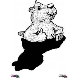 Disegno da colorare: Marmotta (Animali) #11063 - Pagine da Colorare Stampabili Gratuite