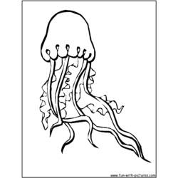 Disegno da colorare: Medusa (Animali) #20394 - Pagine da Colorare Stampabili Gratuite