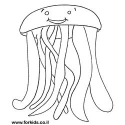 Disegno da colorare: Medusa (Animali) #20430 - Pagine da Colorare Stampabili Gratuite