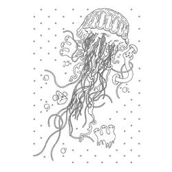 Disegno da colorare: Medusa (Animali) #20453 - Pagine da Colorare Stampabili Gratuite