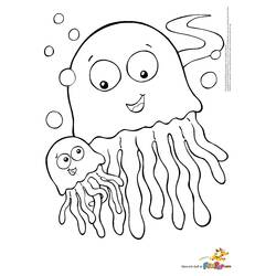 Disegno da colorare: Medusa (Animali) #20544 - Pagine da Colorare Stampabili Gratuite