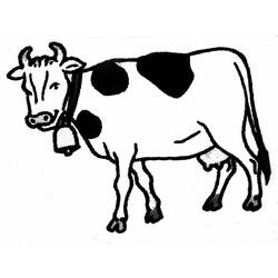 Disegno da colorare: Mucca (Animali) #13219 - Pagine da Colorare Stampabili Gratuite