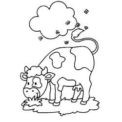 Disegno da colorare: Mucca (Animali) #13231 - Pagine da Colorare Stampabili Gratuite
