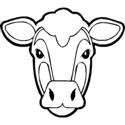 Disegno da colorare: Mucca (Animali) #13241 - Pagine da Colorare Stampabili Gratuite
