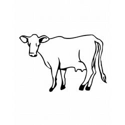 Disegno da colorare: Mucca (Animali) #13274 - Pagine da Colorare Stampabili Gratuite