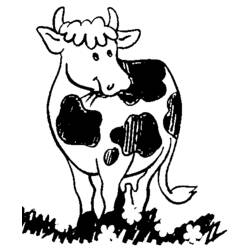Disegno da colorare: Mucca (Animali) #13289 - Pagine da Colorare Stampabili Gratuite
