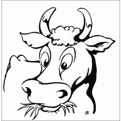 Disegno da colorare: Mucca (Animali) #13290 - Pagine da Colorare Stampabili Gratuite