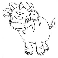 Disegno da colorare: Mucca (Animali) #13348 - Pagine da Colorare Stampabili Gratuite
