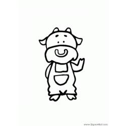Disegno da colorare: Mucca (Animali) #13374 - Pagine da Colorare Stampabili Gratuite