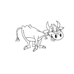 Disegno da colorare: Mucca (Animali) #13381 - Pagine da Colorare Stampabili Gratuite