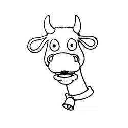 Disegno da colorare: Mucca (Animali) #1362 - Pagine da Colorare Stampabili Gratuite