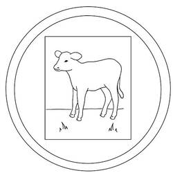 Disegno da colorare: Mucca (Animali) #1376 - Pagine da Colorare Stampabili Gratuite
