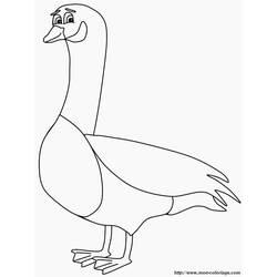 Disegno da colorare: Oca (Animali) #11734 - Pagine da Colorare Stampabili Gratuite