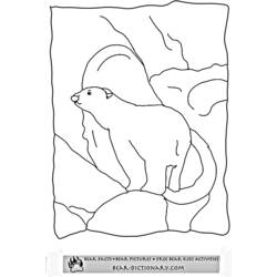 Disegno da colorare: Orso (Animali) #12353 - Pagine da Colorare Stampabili Gratuite