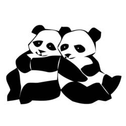 Disegno da colorare: Panda (Animali) #12446 - Pagine da Colorare Stampabili Gratuite