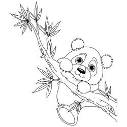Disegno da colorare: Panda (Animali) #12453 - Pagine da Colorare Stampabili Gratuite