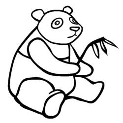 Disegno da colorare: Panda (Animali) #12467 - Pagine da Colorare Stampabili Gratuite