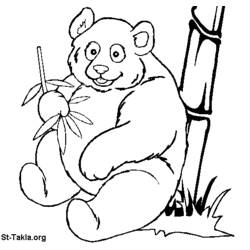 Disegno da colorare: Panda (Animali) #12475 - Pagine da Colorare Stampabili Gratuite