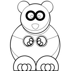 Disegno da colorare: Panda (Animali) #12526 - Pagine da Colorare Stampabili Gratuite