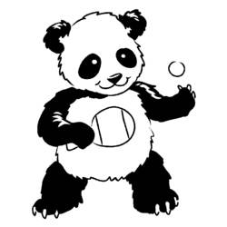 Disegno da colorare: Panda (Animali) #12528 - Pagine da Colorare Stampabili Gratuite