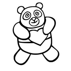 Disegno da colorare: Panda (Animali) #175206 - Pagine da Colorare Stampabili Gratuite