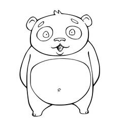 Disegno da colorare: Panda (Animali) #175207 - Pagine da Colorare Stampabili Gratuite