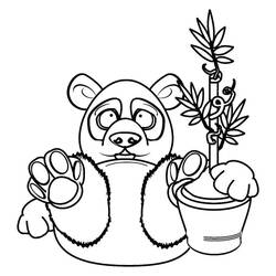 Disegno da colorare: Panda (Animali) #175208 - Pagine da Colorare Stampabili Gratuite
