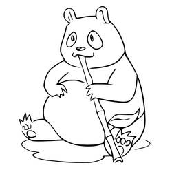Disegno da colorare: Panda (Animali) #175211 - Pagine da Colorare Stampabili Gratuite