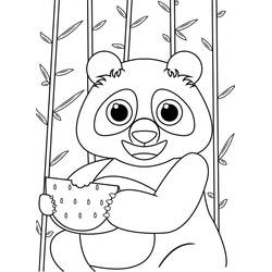 Disegno da colorare: Panda (Animali) #175212 - Pagine da Colorare Stampabili Gratuite