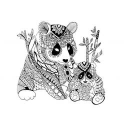Disegno da colorare: Panda (Animali) #175221 - Pagine da Colorare Stampabili Gratuite