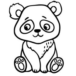 Disegno da colorare: Panda (Animali) #175222 - Pagine da Colorare Stampabili Gratuite