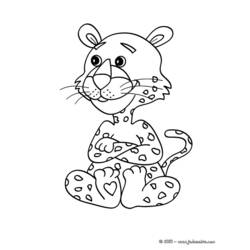 Disegno da colorare: Pantera (Animali) #15584 - Pagine da Colorare Stampabili Gratuite