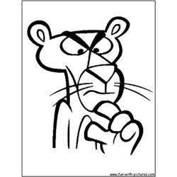 Disegno da colorare: Pantera (Animali) #15615 - Pagine da Colorare Stampabili Gratuite