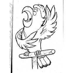 Disegno da colorare: Pappagallo (Animali) #16131 - Pagine da Colorare Stampabili Gratuite