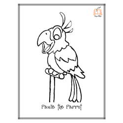 Disegno da colorare: Pappagallo (Animali) #16244 - Pagine da Colorare Stampabili Gratuite