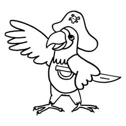 Disegno da colorare: Pappagallo (Animali) #179072 - Pagine da Colorare Stampabili Gratuite