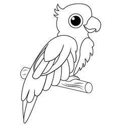 Disegno da colorare: Pappagallo (Animali) #179073 - Pagine da Colorare Stampabili Gratuite