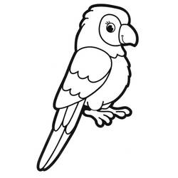 Disegno da colorare: Pappagallo (Animali) #179077 - Pagine da Colorare Stampabili Gratuite