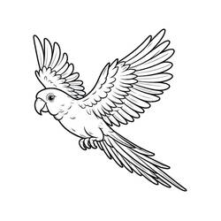 Disegno da colorare: Pappagallo (Animali) #217788 - Pagine da Colorare Stampabili Gratuite