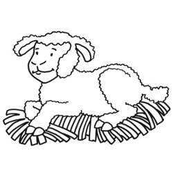 Disegno da colorare: Pecora (Animali) #11405 - Pagine da Colorare Stampabili Gratuite