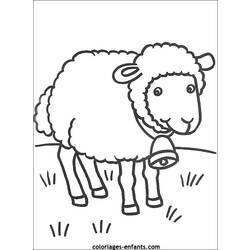 Disegno da colorare: Pecora (Animali) #11439 - Pagine da Colorare Stampabili Gratuite