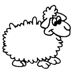 Disegno da colorare: Pecora (Animali) #11459 - Pagine da Colorare Stampabili Gratuite
