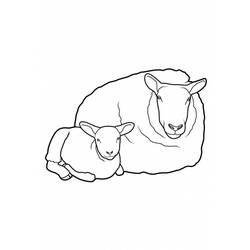 Disegno da colorare: Pecora (Animali) #11521 - Pagine da Colorare Stampabili Gratuite