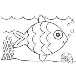 Disegno da colorare: Pescare (Animali) #17032 - Pagine da Colorare Stampabili Gratuite