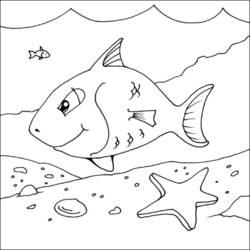 Disegno da colorare: Pescare (Animali) #17062 - Pagine da Colorare Stampabili Gratuite
