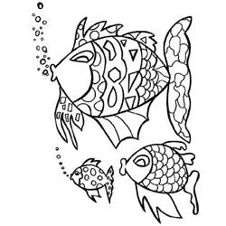 Disegno da colorare: Pescare (Animali) #17077 - Pagine da Colorare Stampabili Gratuite